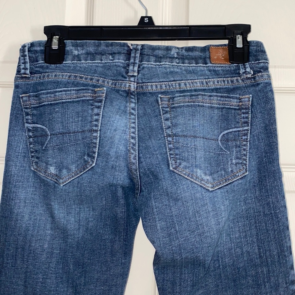 American Eagle low rise boot cut jeans🔴 - Picture 5 of 8